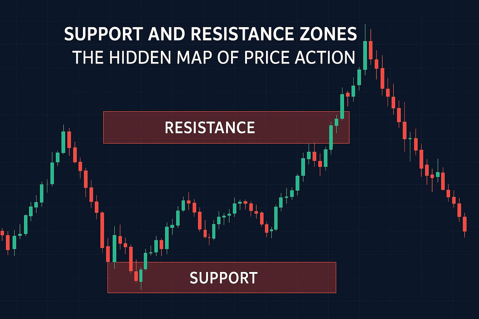 Support and Resistance Zones: The Hidden Map of Price Action