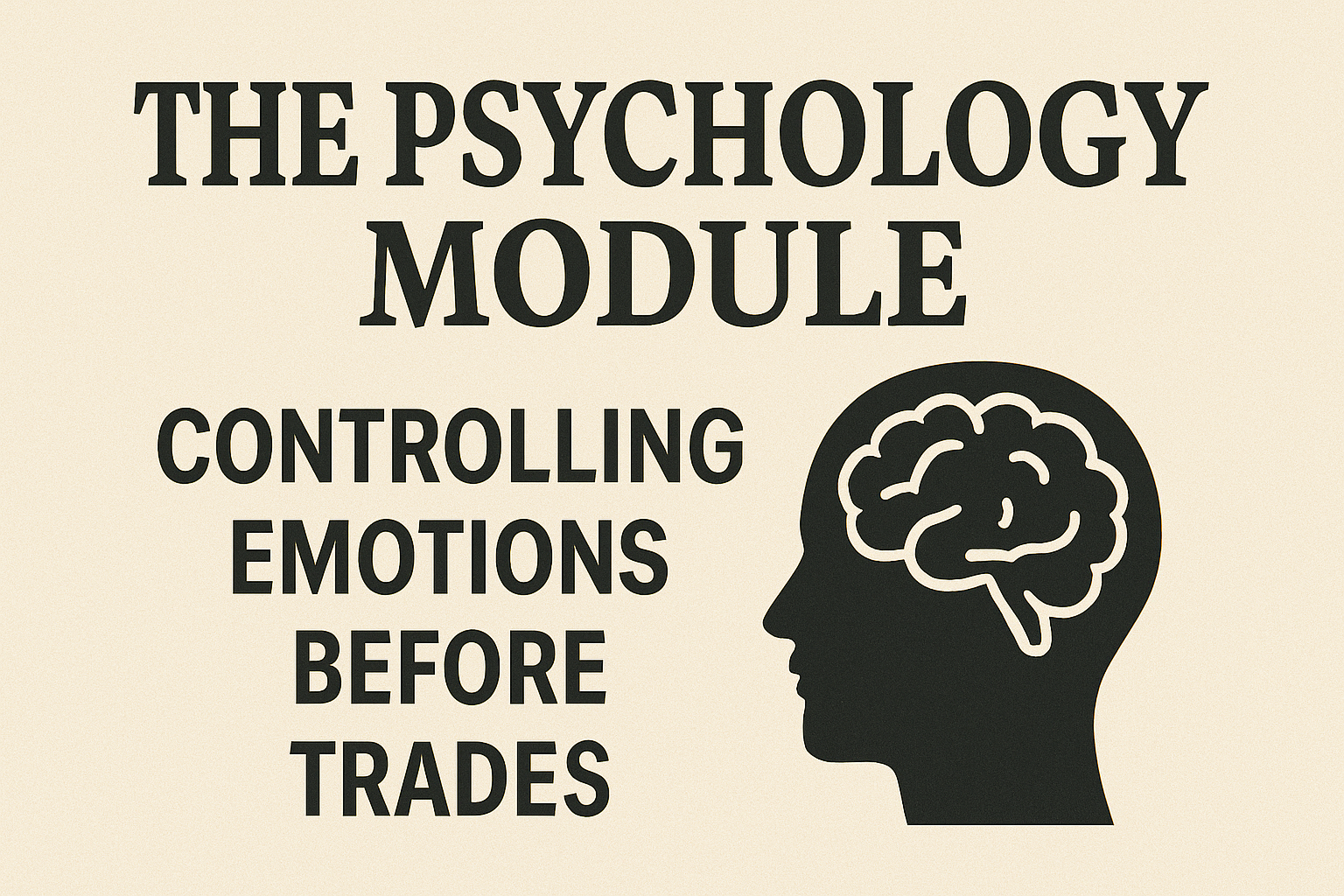 The Psychology Module: Controlling Emotions Before Trades
